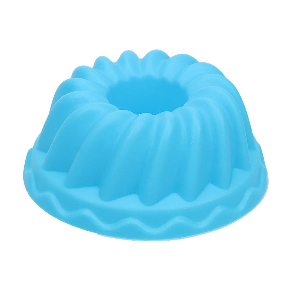 Moule à pudding, cupcake, muffin, beignet, antiadhésif, en silicone, 12 pièces/ensemble, en forme de filetage