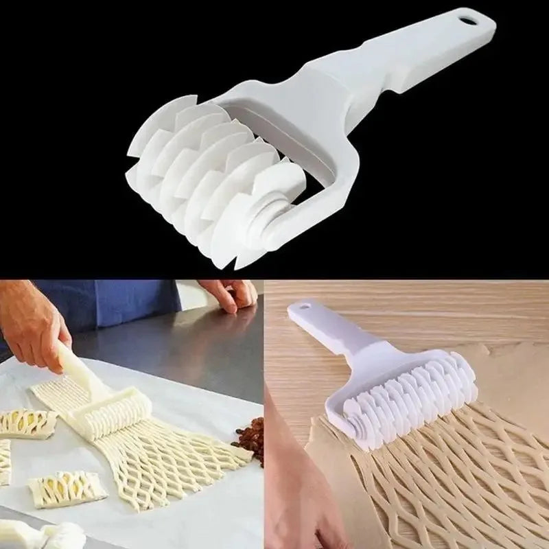 1 rouleau à pâtisserie en treillis, coupe-pâte à tarte, outils de cuisine pour la maison, outils de pâtisserie