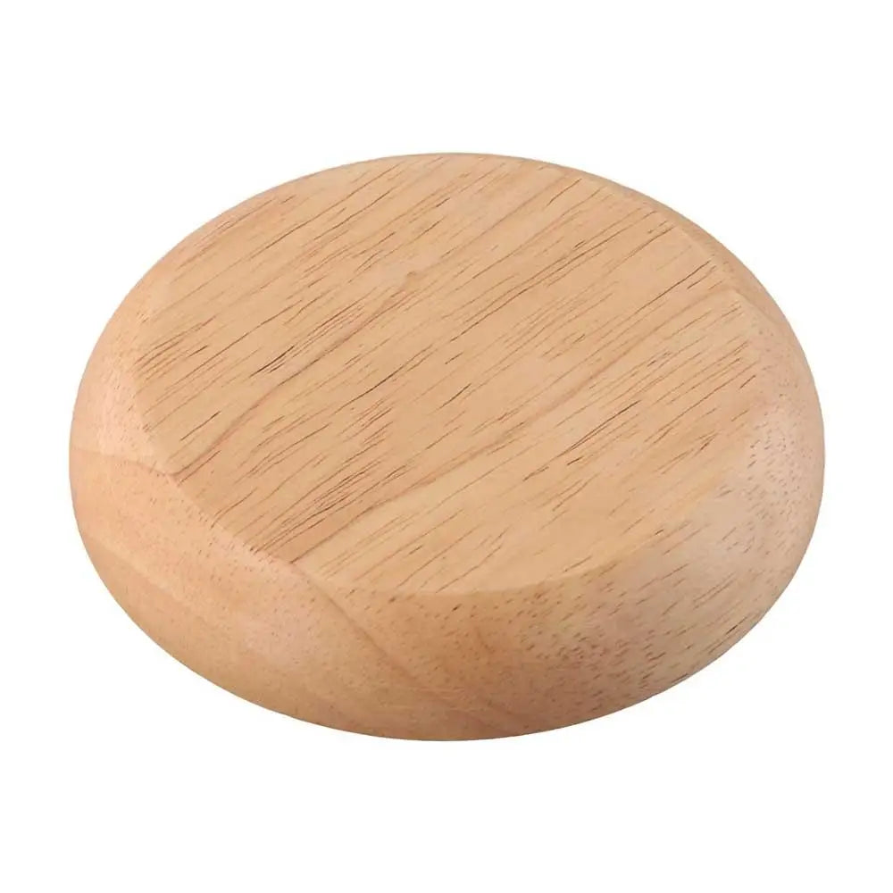 Assiette à collation incassable en bois d'hévéa, écologique, faite à la main, ronde, plateau à thé, assiette à dessert