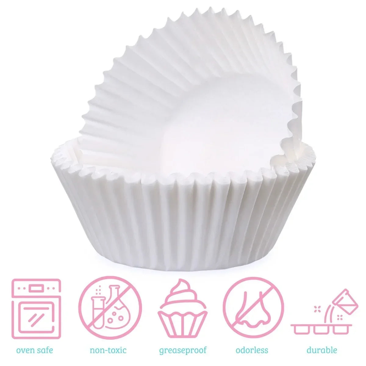 Supports de doublure de Cupcake en papier, 100 pièces, cuisson de muffins, desserts, tasses de chocolat, moule