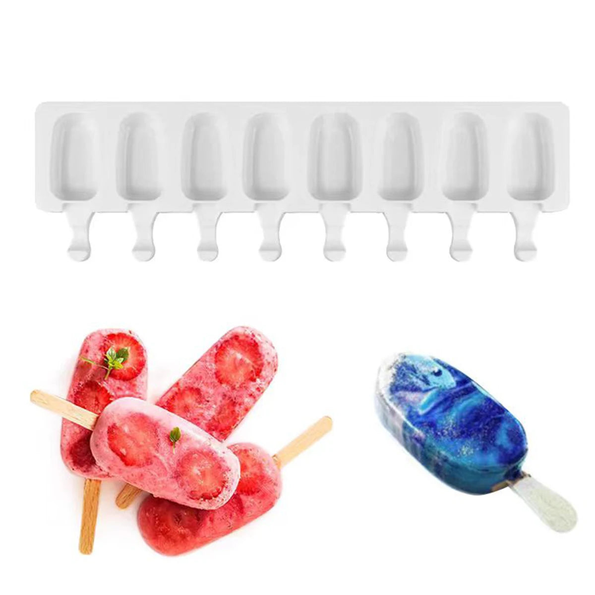 Moule à glace en silicone, moule en silicone DIY, bac à glaçons pour jus de fruits, moule à glace, pâtisserie