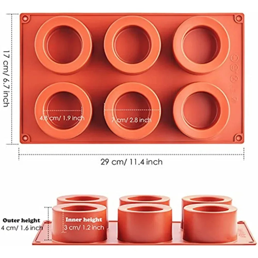 Moule à gâteau rond, moules de décoration de gâteaux, moules en silicone, outils de cuisson pour gâteaux, moules à savon mousse, plateau à gâteau 3D, moule de cuisson de cuisine
