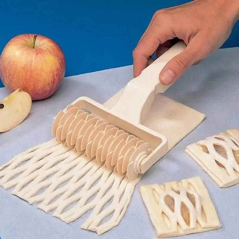 1 rouleau à pâtisserie en treillis, coupe-pâte à tarte, outils de cuisine pour la maison, outils de pâtisserie