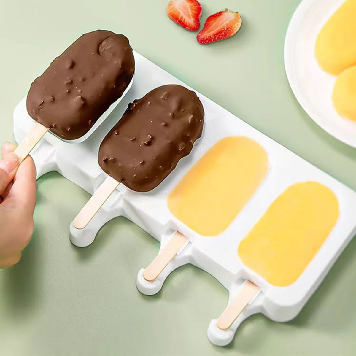 Moule à glace en silicone, moule en silicone DIY, bac à glaçons pour jus de fruits, moule à glace, pâtisserie