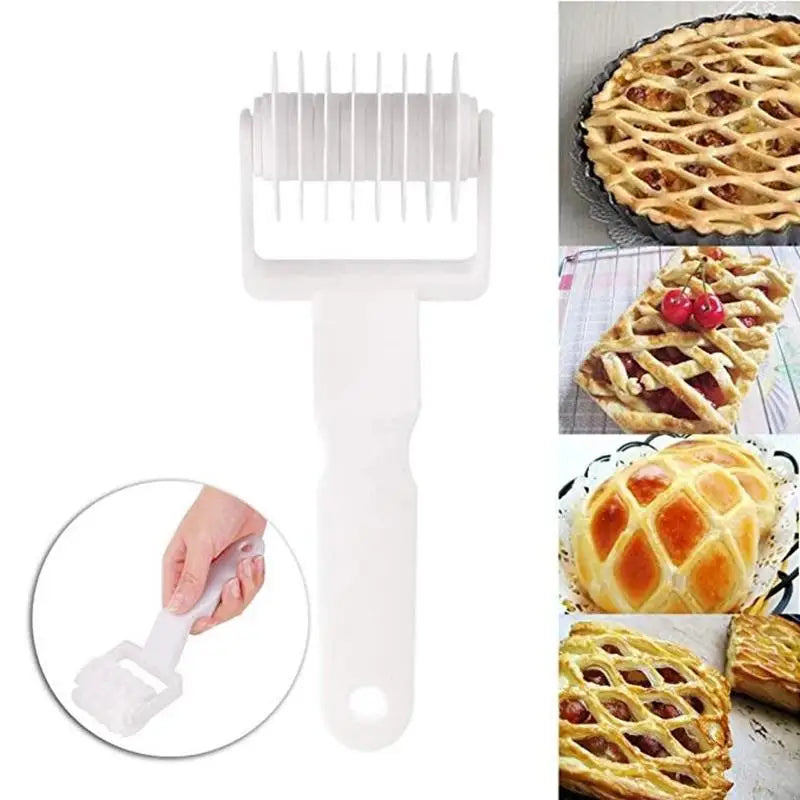 1 rouleau à pâtisserie en treillis, coupe-pâte à tarte, outils de cuisine pour la maison, outils de pâtisserie