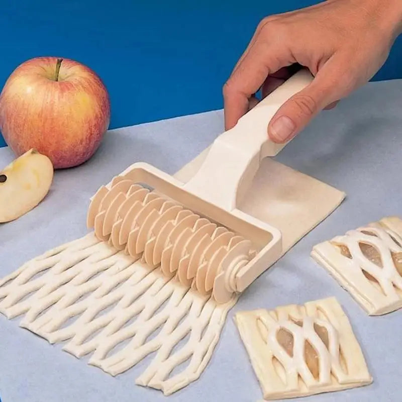 1 rouleau à pâtisserie en treillis, coupe-pâte à tarte, outils de cuisine pour la maison, outils de pâtisserie