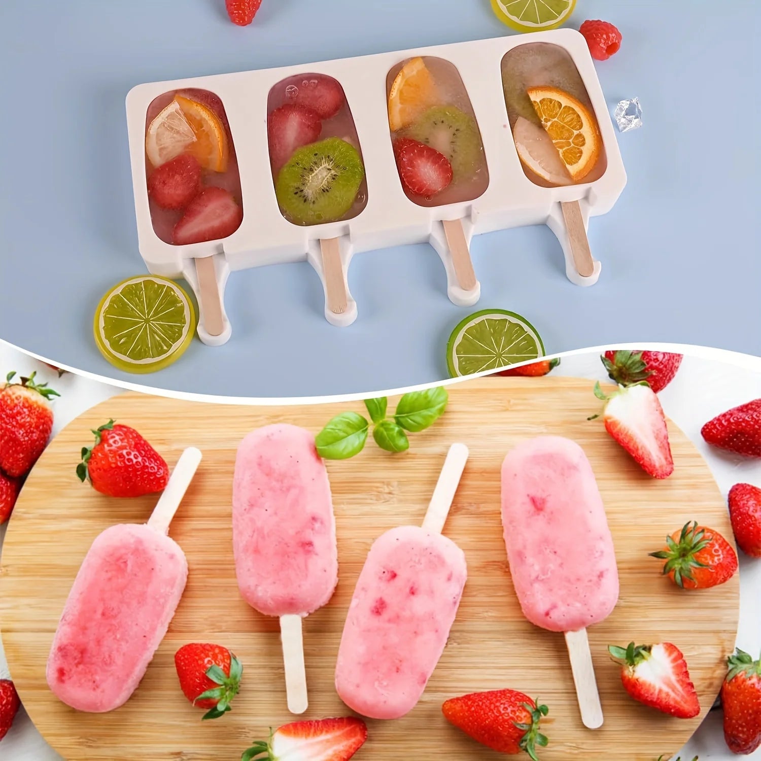 Moule à glace en silicone, moule en silicone DIY, bac à glaçons pour jus de fruits, moule à glace, pâtisserie