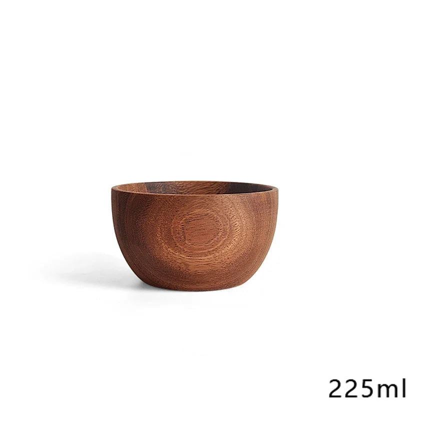 grand saladier en bois d'acacia pour fruits et salade, écologique