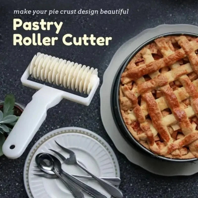 1 rouleau à pâtisserie en treillis, coupe-pâte à tarte, outils de cuisine pour la maison, outils de pâtisserie